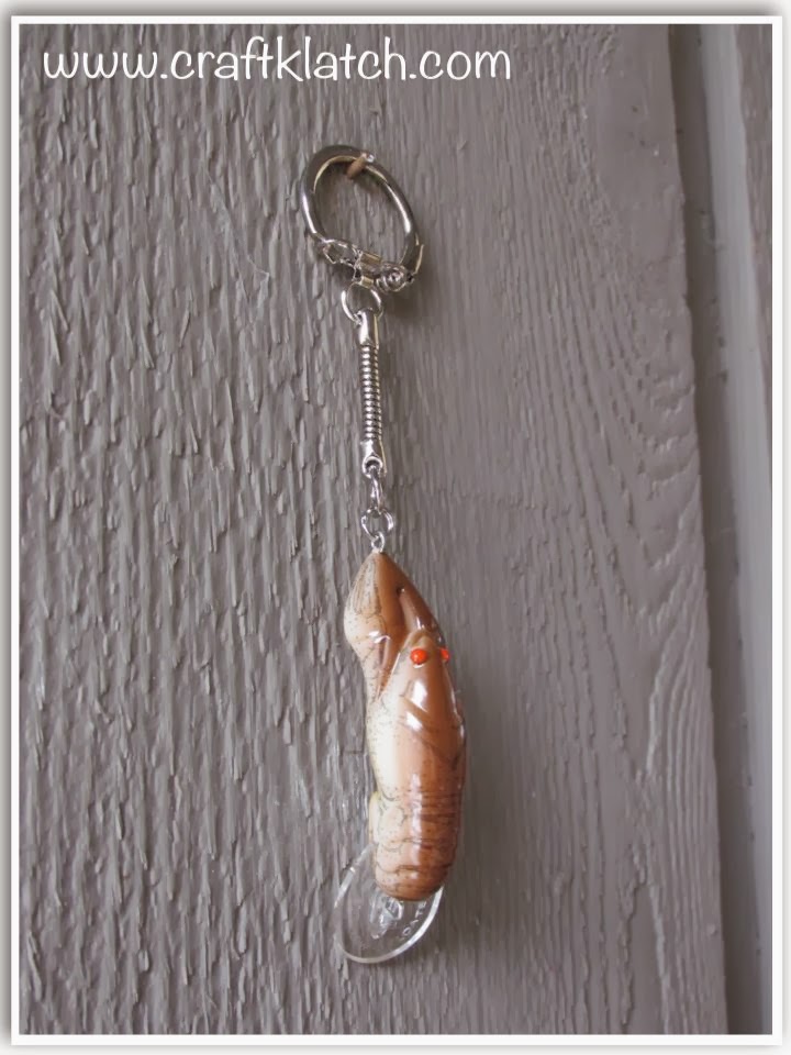fishing lure key chain