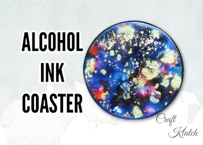 Petrified Rainbow Resin Coasters with Alcohol Ink DIY - Resin Crafts Blog