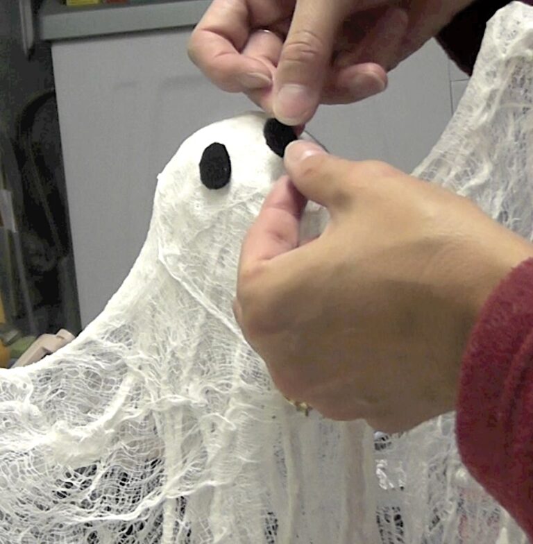 Cheese Cloth Ghost Craft Tutorial - Craft Klatch