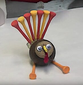 How To Make A Turkey For Thanksgiving ~ Golf Ball Recycling Series ...