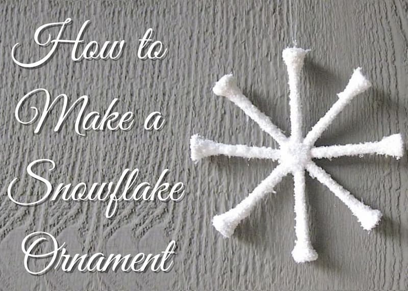 How to make a snowflake ornament thumbnail