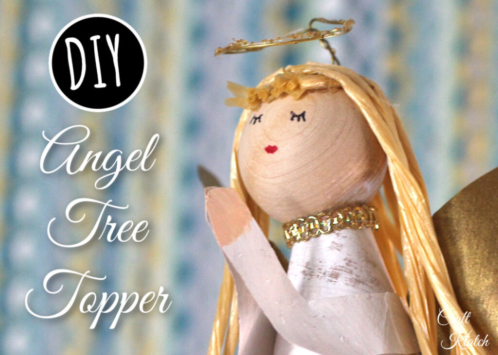 How to Make An Angel Tree Topper Out of Recycled Materials - Craft Klatch