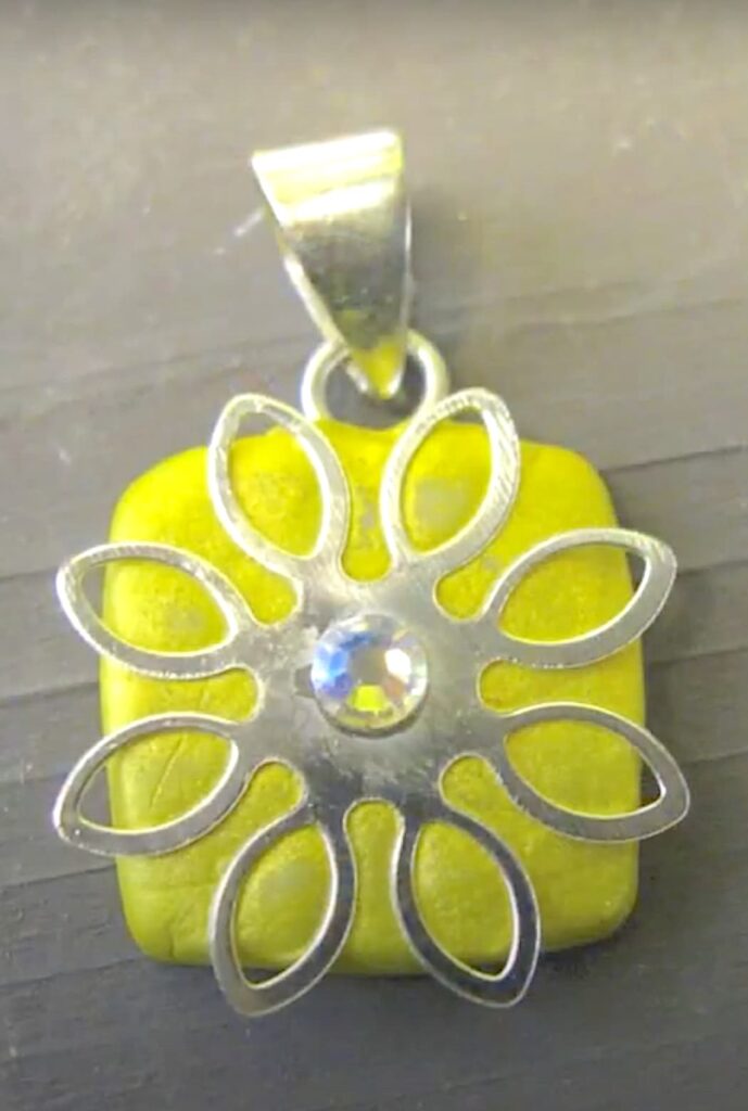 Sunburst pendant DIY