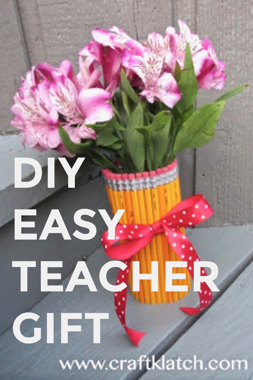 Pencil Vase Craft Tutorial | Back to School Teacher Gift Idea - Craft ...