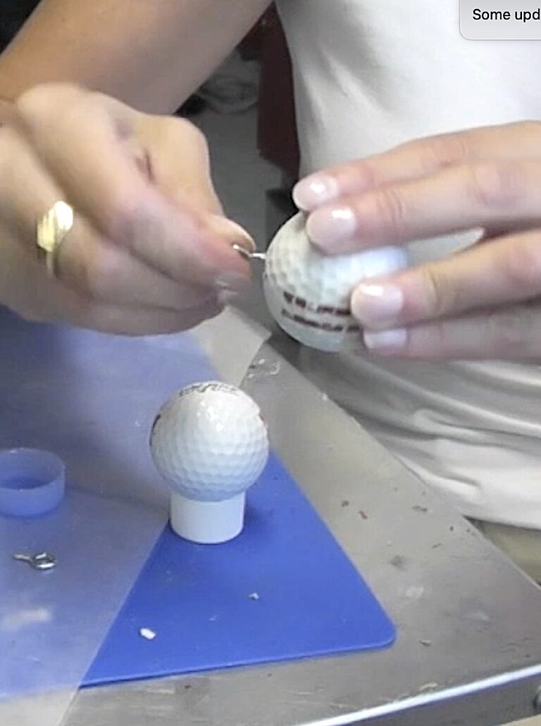 Fun Pumpkins For Halloween | Golf Ball Recycling Craft & Video - Craft ...