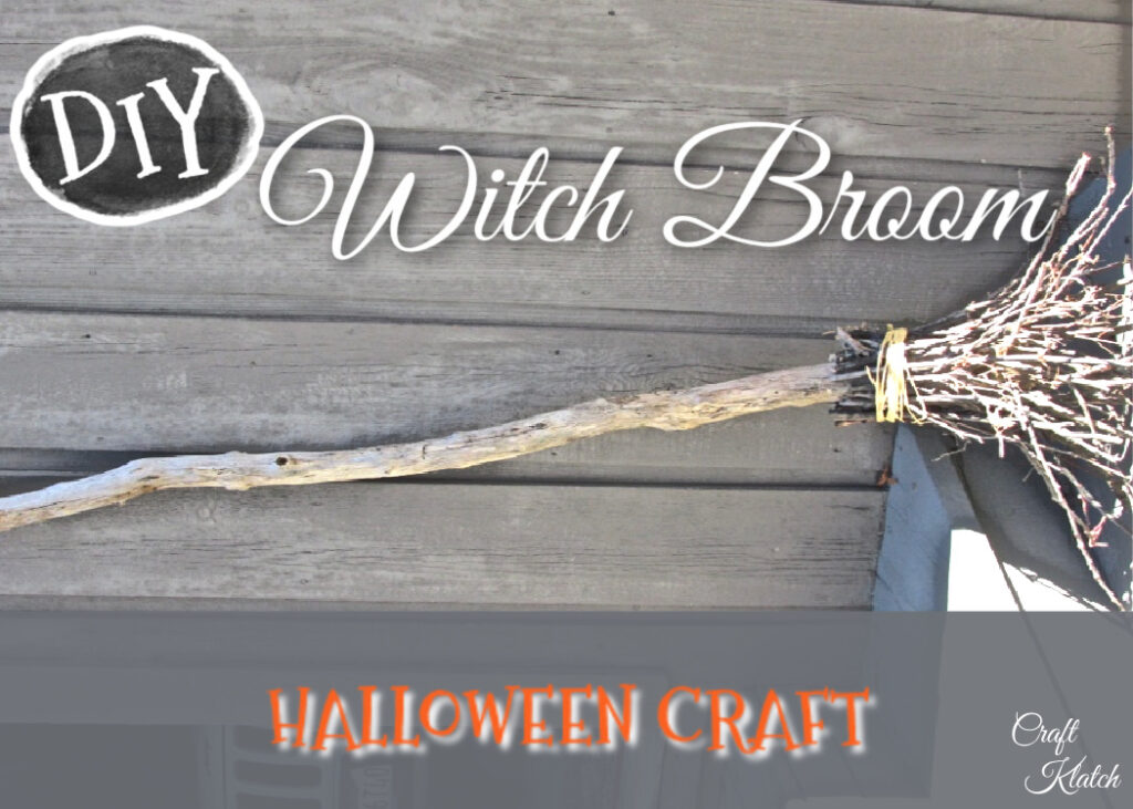 How to Make a Witch's Broom for Halloween - Craft Klatch