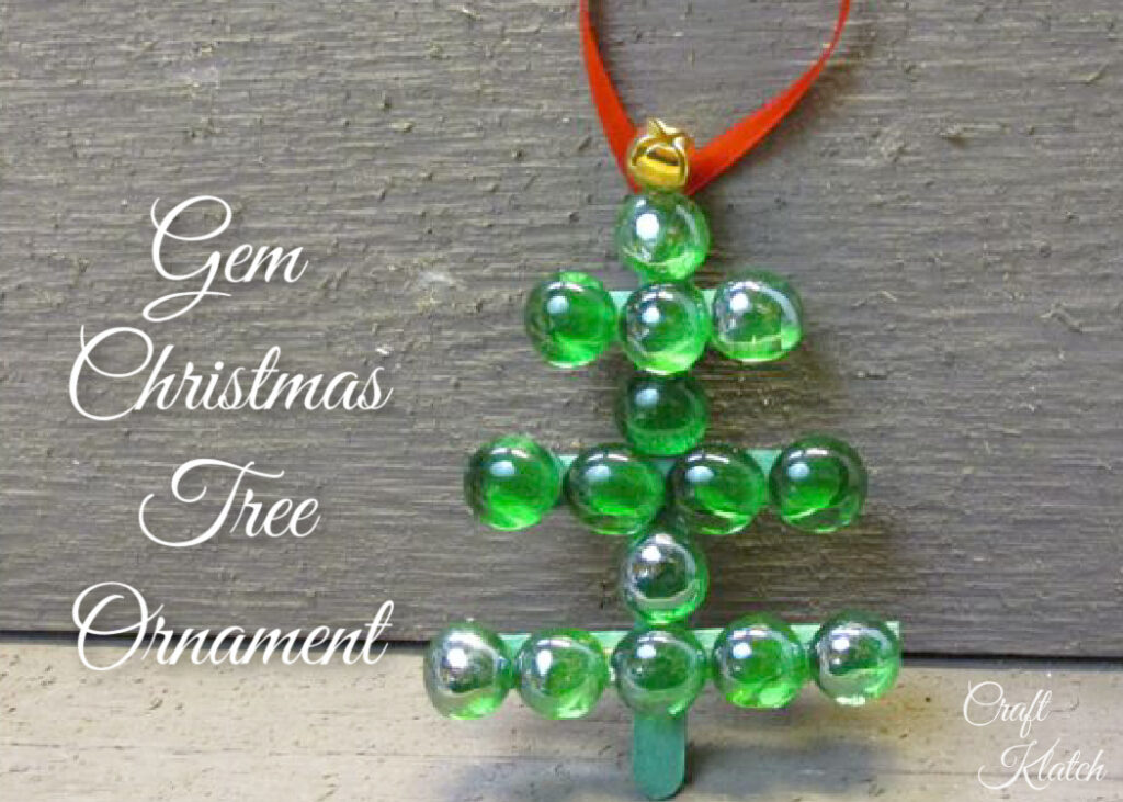 Easy Glass Gem Christmas Tree How To