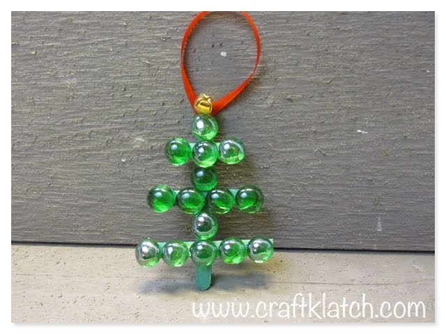 Easy Glass Gem Christmas Tree How To - Craft Klatch