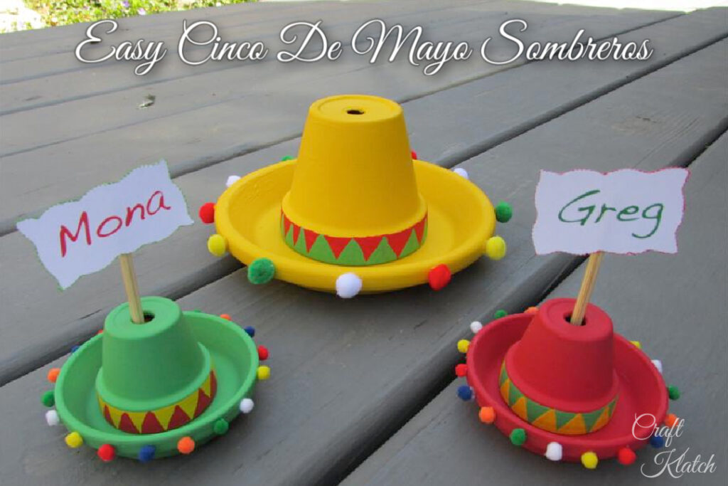 DIY Easy Cinco De Mayo Sombreros How To - Craft Klatch