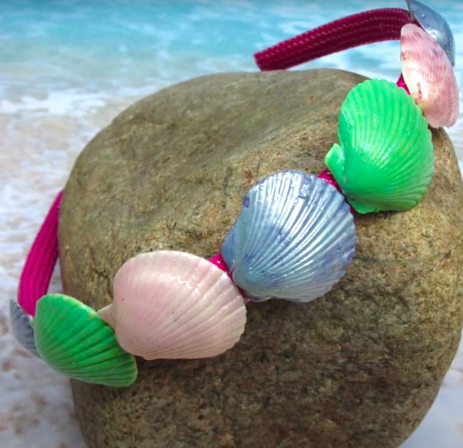 Seashell headband summer hair accessories