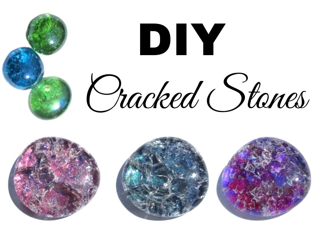 DIY cracked stones