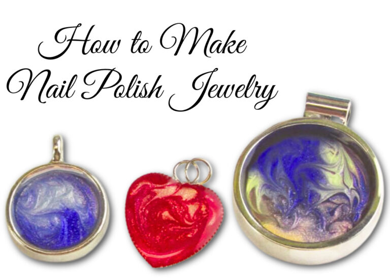 How to make nail polish jewelry
