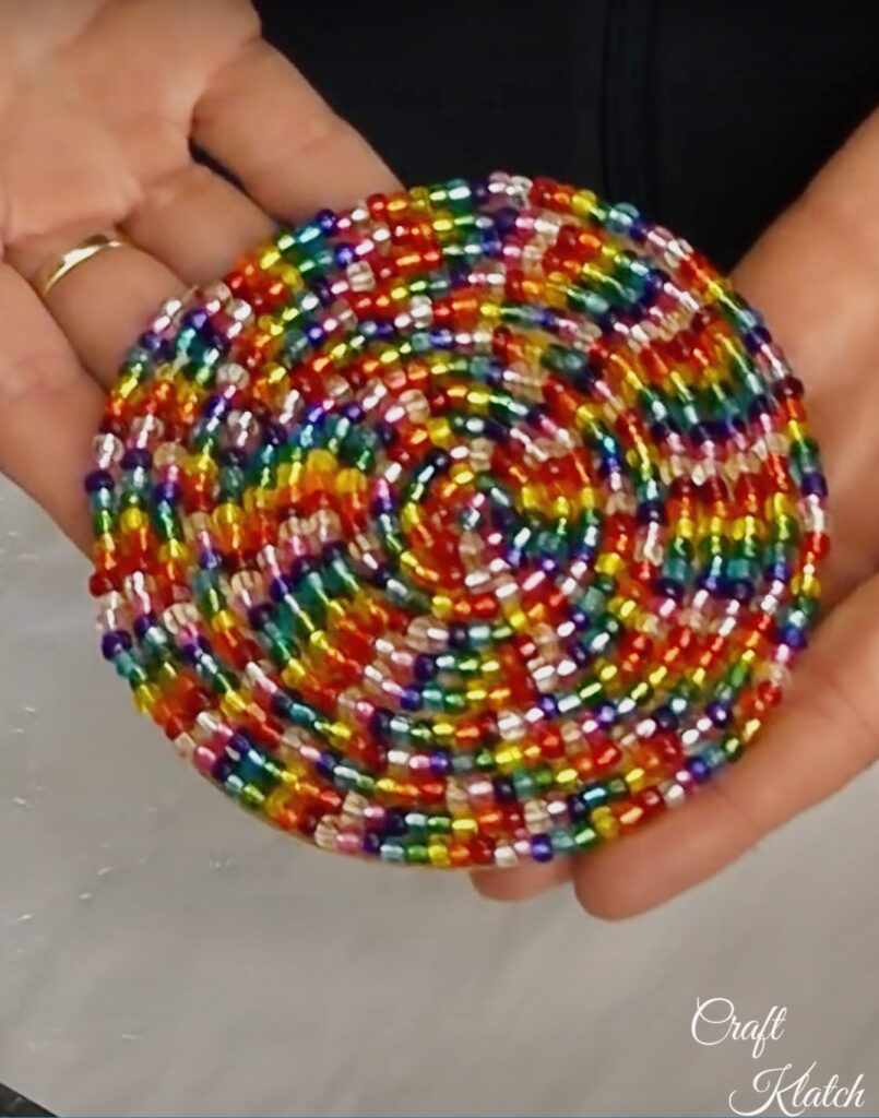 Easy Bead Coaster Craft Tutorial [Video] - Craft Klatch