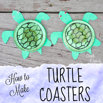 Resin Turtle Coasters DIY | Another Coaster Friday | Craft Klatch ...