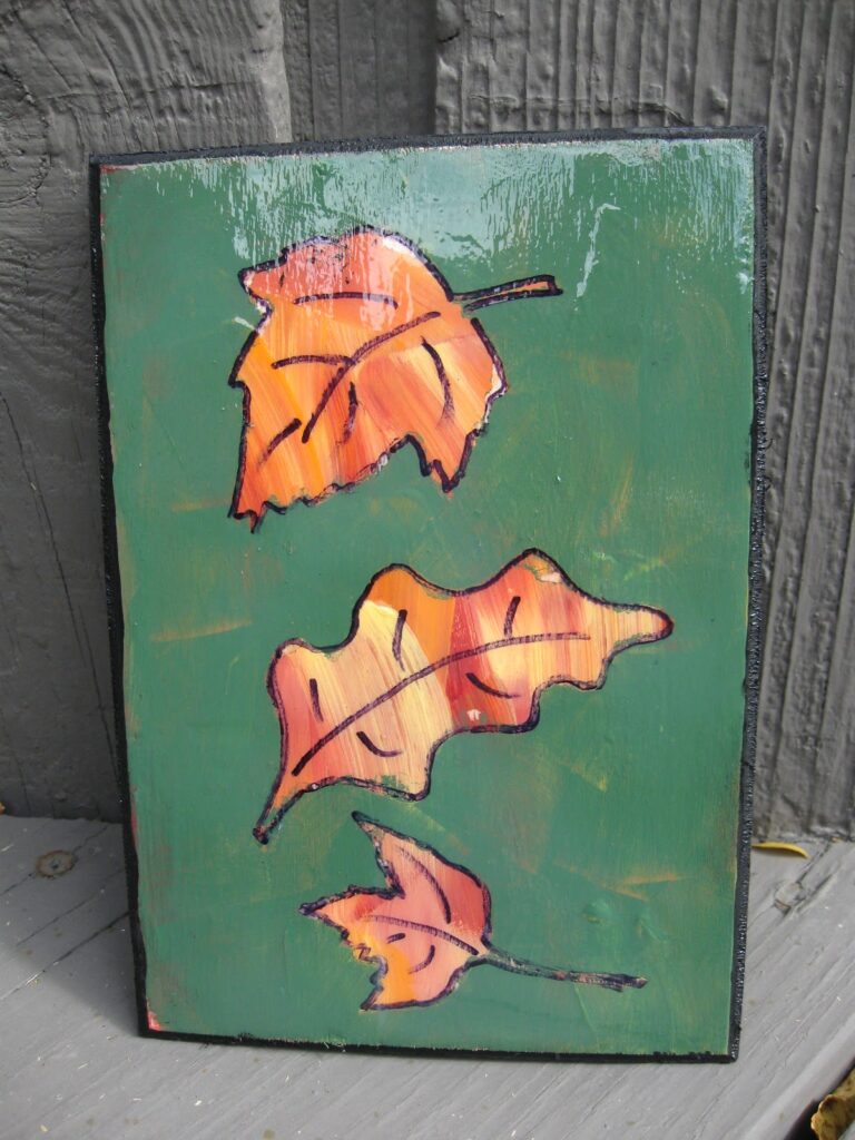 Autumn leaves artwork