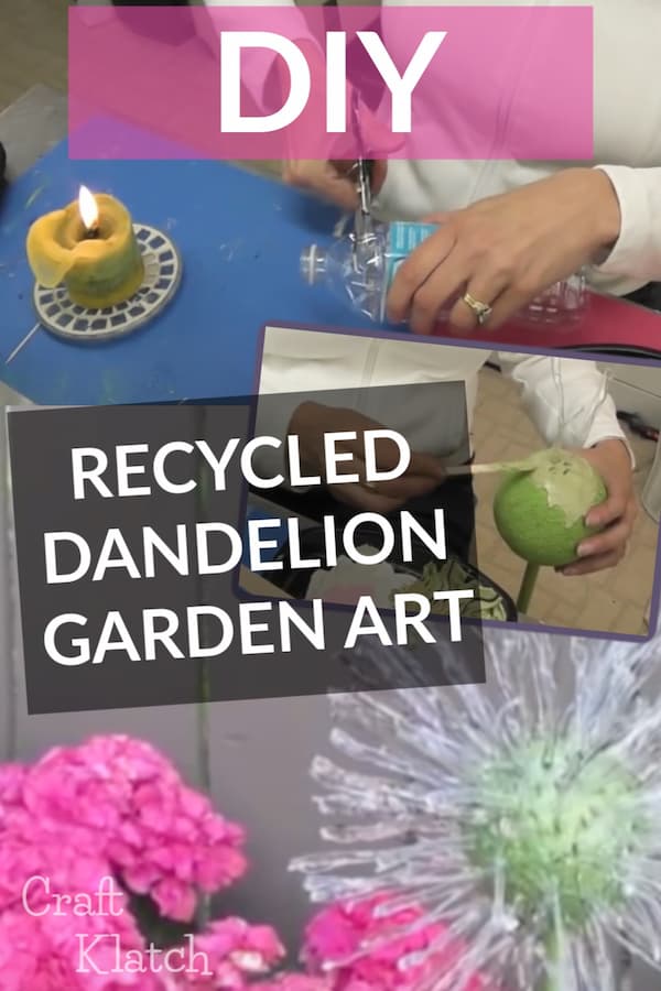 Dandelion Flower Recycling Craft | Garden Decor Ideas