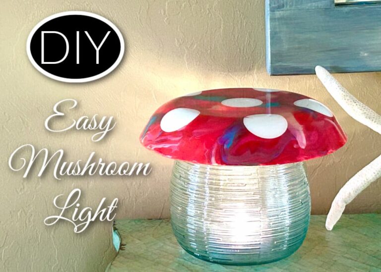 Easy Mushroom Light DIY
