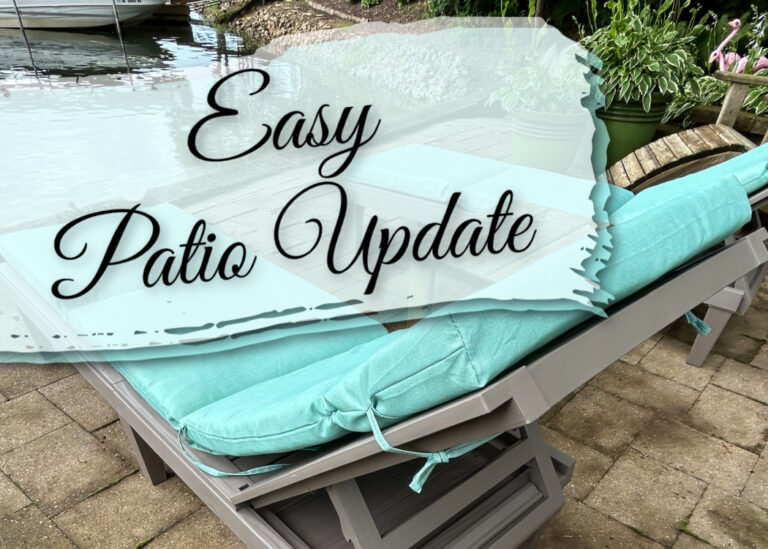 Easy patio update