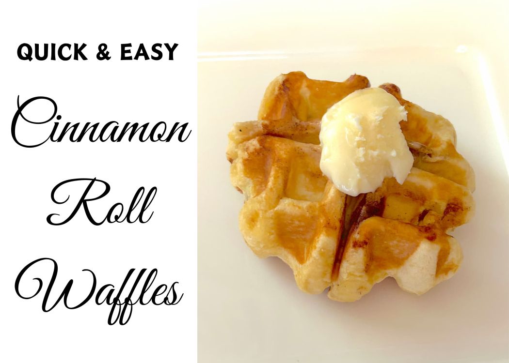 Cinnamon Roll Waffles