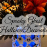 Spooky ghost halloween decoration