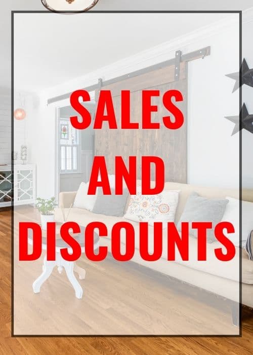 furniture sales and discounts