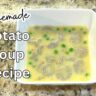 Homemade potato soup recipe