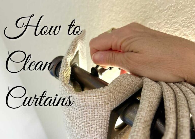 How to clean curtains