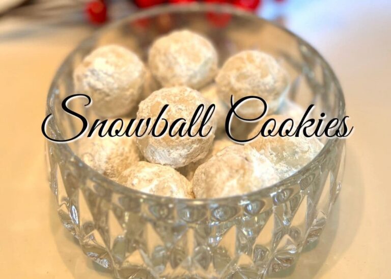 Snowball cookie recipe